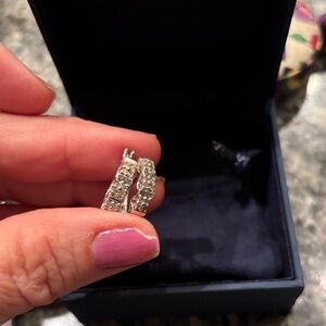 Elegant Silver Hoop Earrings